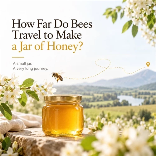 How Far Do Bees Travel to Make a Jar of Honey?